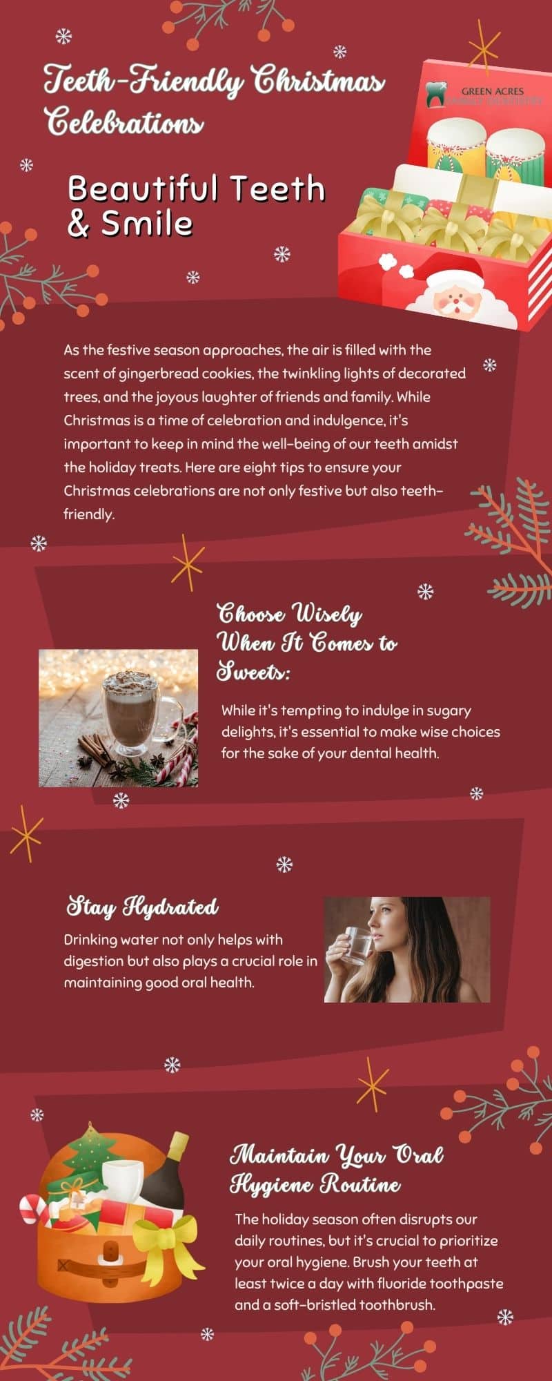 Tips for Enjoying Teeth-Friendly Christmas Celebrations